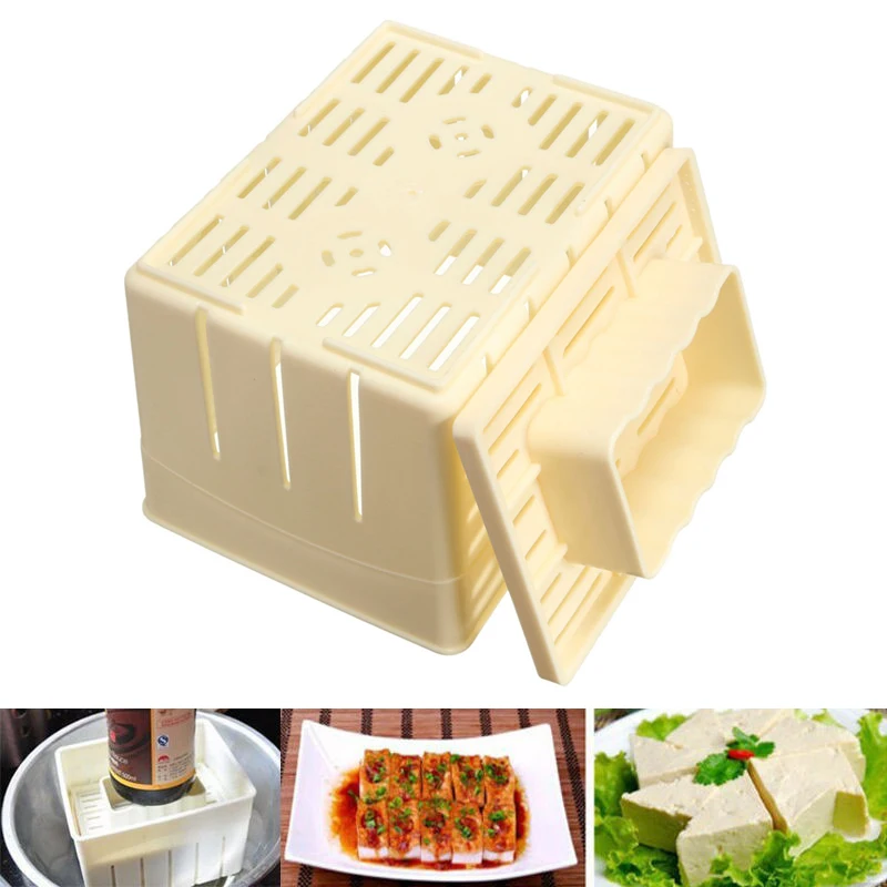 

COCODE Plastic Tofu Press Mould Homemade Tofu Maker Pressing Mold Cheese Cake Tool Creative DIY Tofu Mold V4461