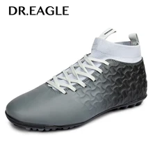 DR. EAGLE Крытый tf/газон бутсы дети дешевые футбольные бутсы для мужчин футбол красовки футбольные бутсы лодыжки носок хлопчатобумажный футзальный бутсы