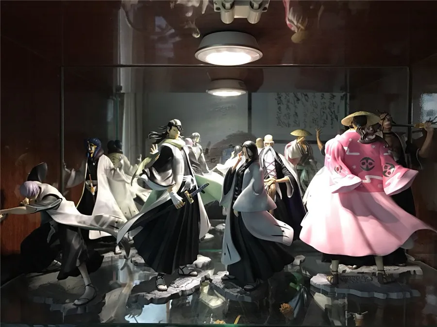 Веер модели в наличии AFORCE BLEACH Kyoraku Shunsui GK полимерная фигура для коллекции|Игровые