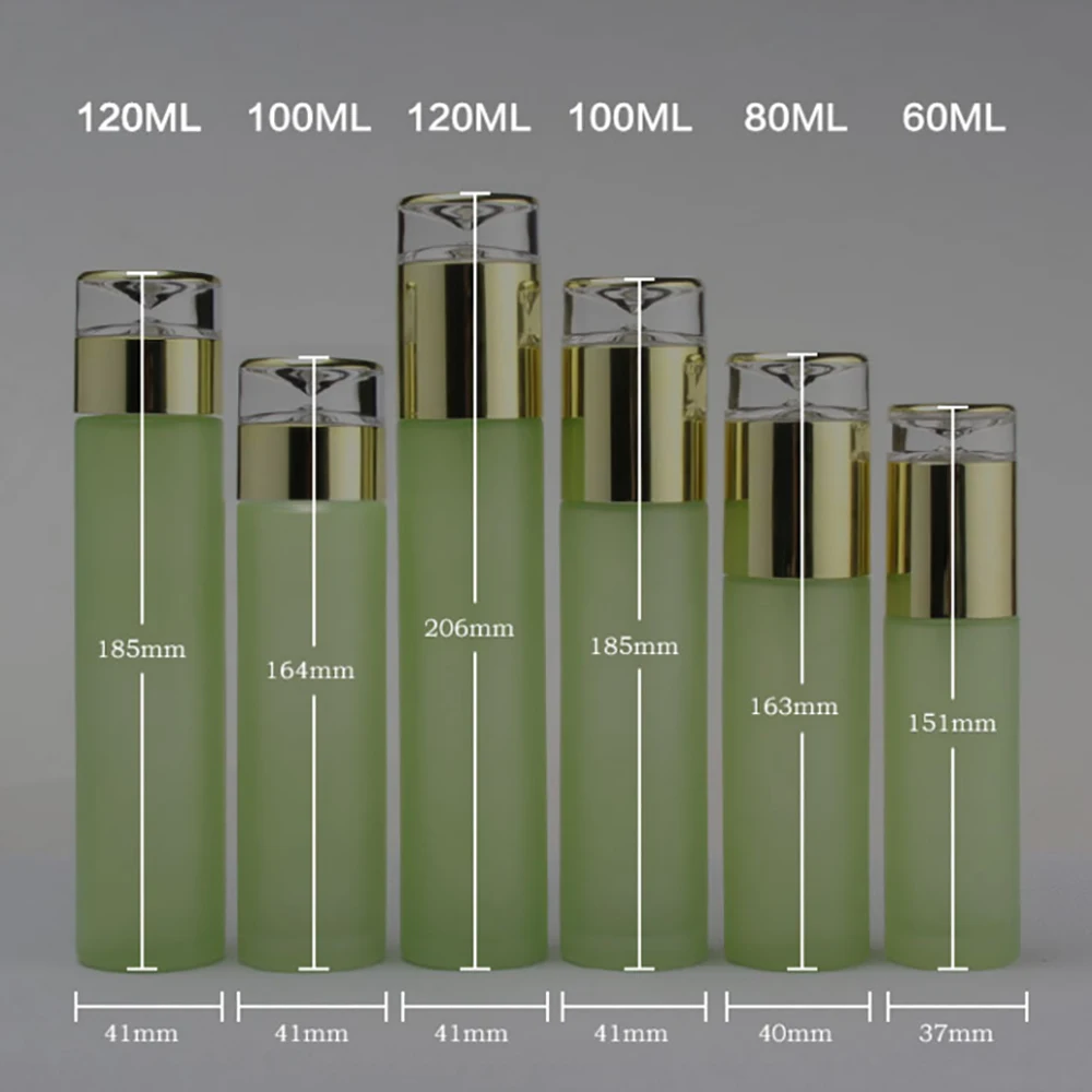 Косметический флакон 100 мл стеклянный флакон для духов/лосьонов, пустой 100 мл Упаковка для тонера и крема с пробкой
