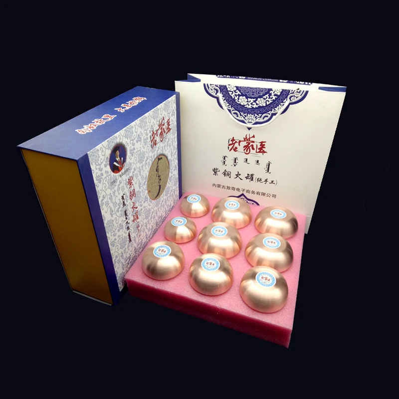 Blessfun 9 Jar/Set Red copper Chinese Medical Vacuum Body massager Acupunture Vacuum Cupping Portable Massage Therapy cupping Blessfun 9 Jar/Set Red copper Chinese Medical Vacuum Body massager Acupunture Vacuum Cupping Portable Massage Therapy cupping