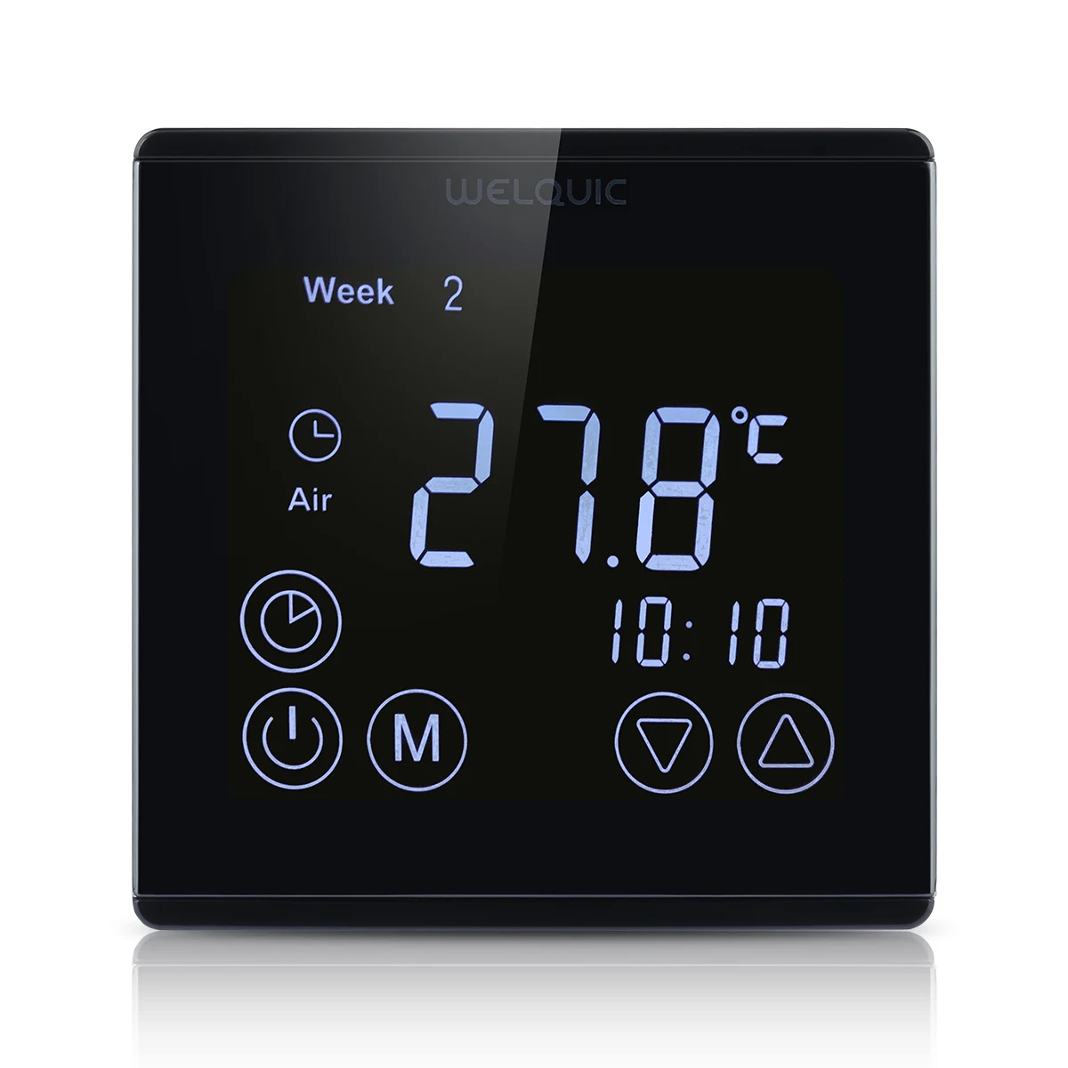 2X Welquic C19.H3 16A термостат с ЖК-дисплеем бытовые Термометры Еженедельный программируемый комнатный подогрев пола термостат контроллер