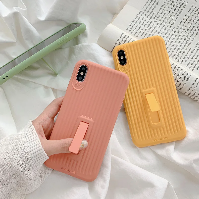 Милый Одноцветный карамельный корейский чехол для телефона iPhone 7 Puls 6 6S 8 X Xsmax XR Xs