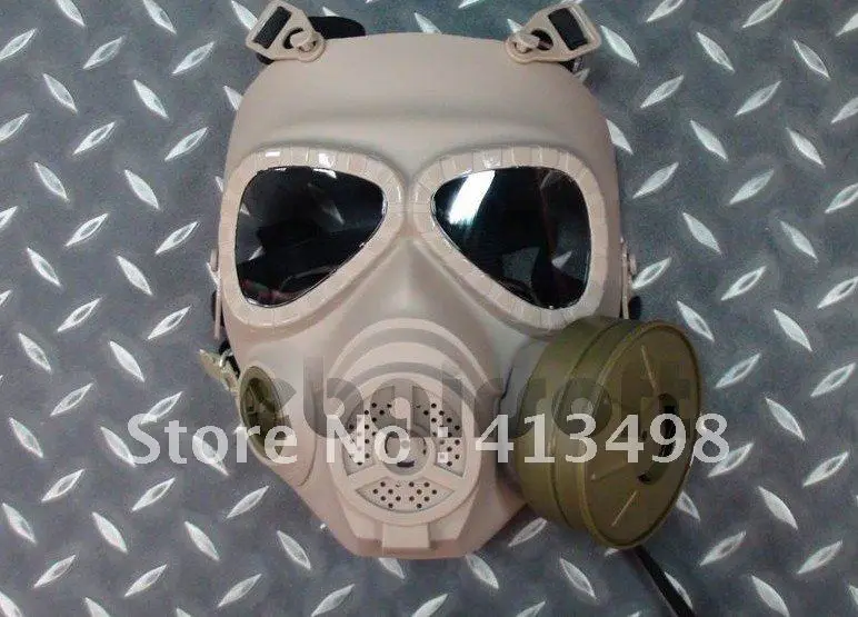 

GEN 4 M04 skull perspiration fog fan GAS mask Face protection/War Game Protective Mask (M04-MK-Sand)