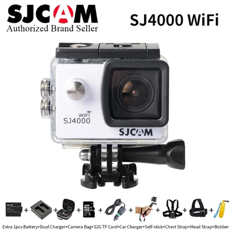 

Original SJCAM SJ4000 Wifi Action Camera 1080P HD 2.0 LCD Diving 30M Waterproof pro yi mini helmet camcorder sports DV sj cam k