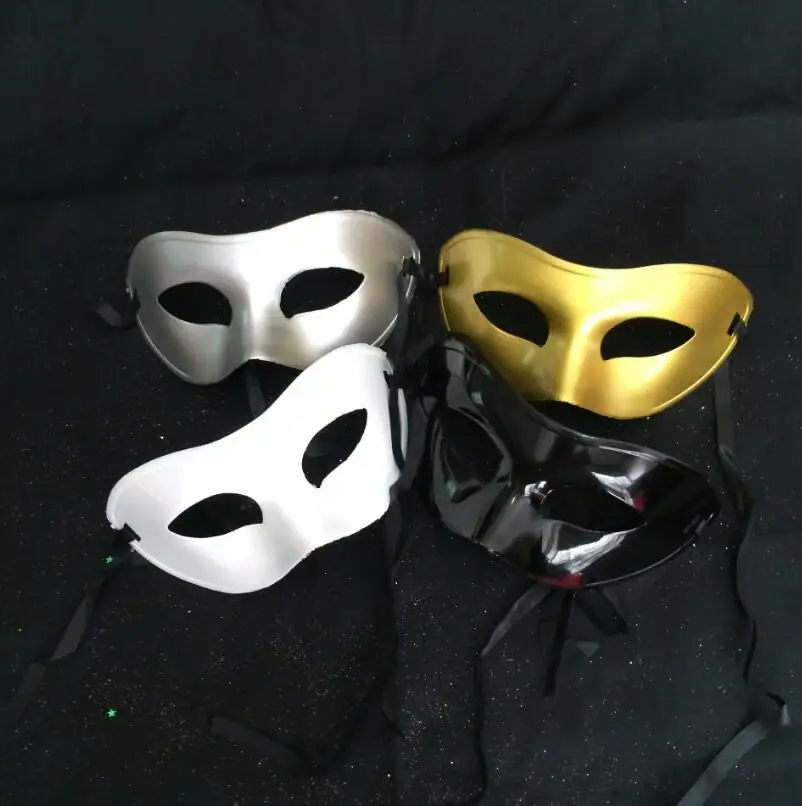 New Arrived Men's Ball Mask Fancy Dress Masquerade Masks Plastic Half