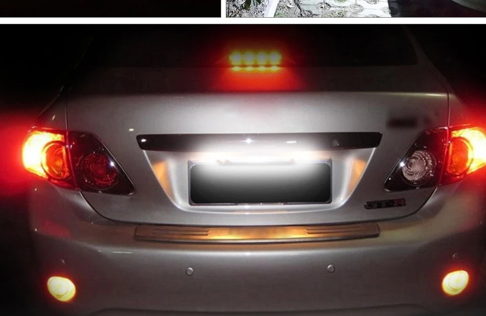 Led Car-styling 18 LED License Plate Lights 12V White Number Plate Lamp For Opel Astra G Astra F Corsa B Zafira A Vectra Omega A (12)