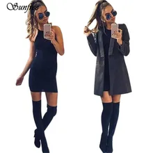 Sunfree 2017 Neue Heiße Verkauf Sexy Frauen Verband Bodycon Sleeveless abend Sexy Party Minikleid Nagelneu und Hohe qualität Dezember 13