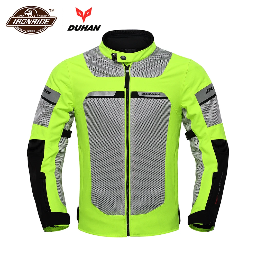

DUHAN Motorcycle Jacket Men Waterproof Motorbike Jacket Spring Summer Breathable Mesh Moto Jacket Motorcycle Clothing Protectors