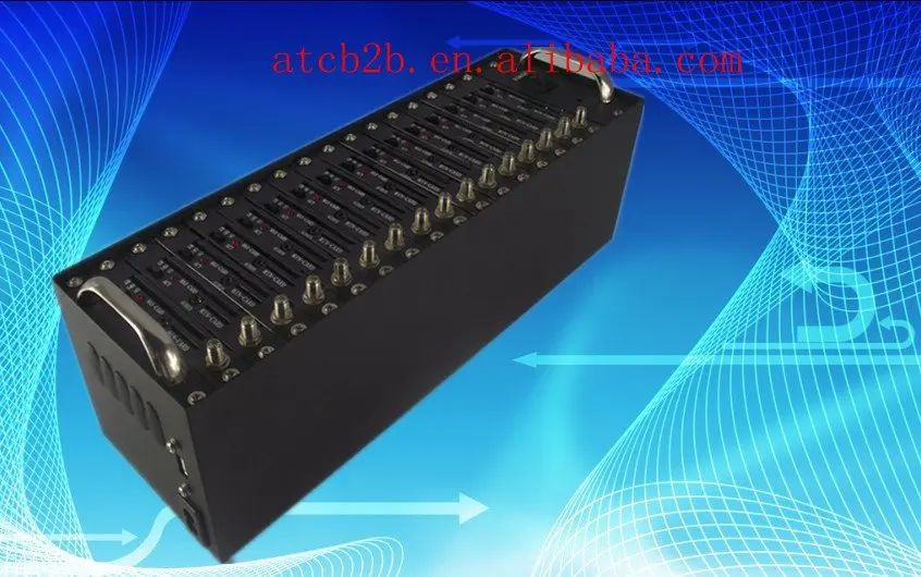 16 port modem pool with Q2403 bulk sending SMS