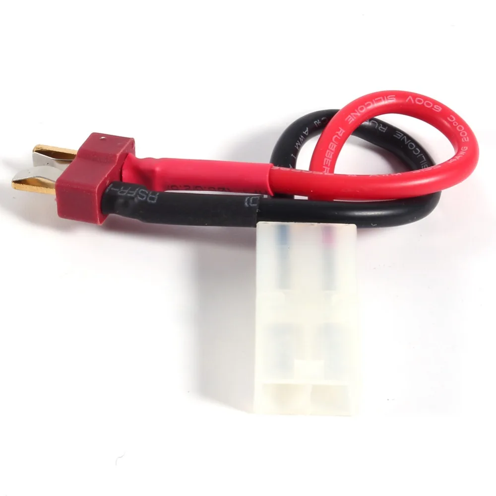 

1pcs Deans Style T-plug Male Connector 14AWG Soft Silicone Wire Cable High Quality RC Accessory Male Connector Cable