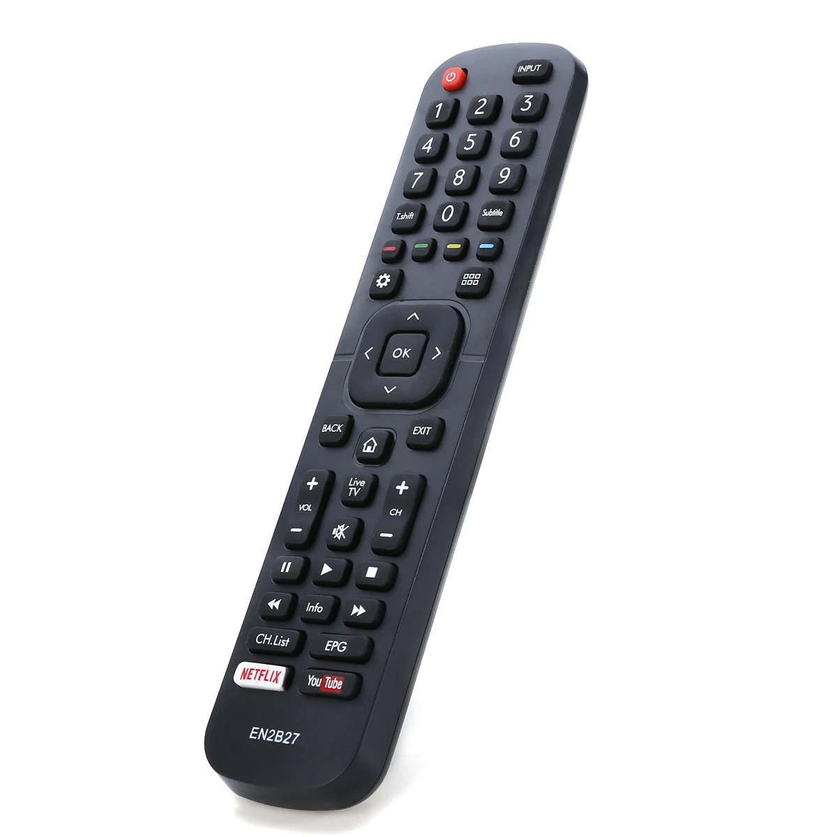 

Mayitr EN2B27 Replacement Remote Control For Hisense TV RC3394402/01 3139 238 29621 40K321UWT 50K321UWT 55K321UWT