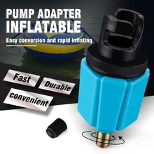 1 PC Inflatable Boat SUP Pump Adaptor With Standard Schrader Conventional Air Pump Air Valve Adapter Spoke Plate Attachment