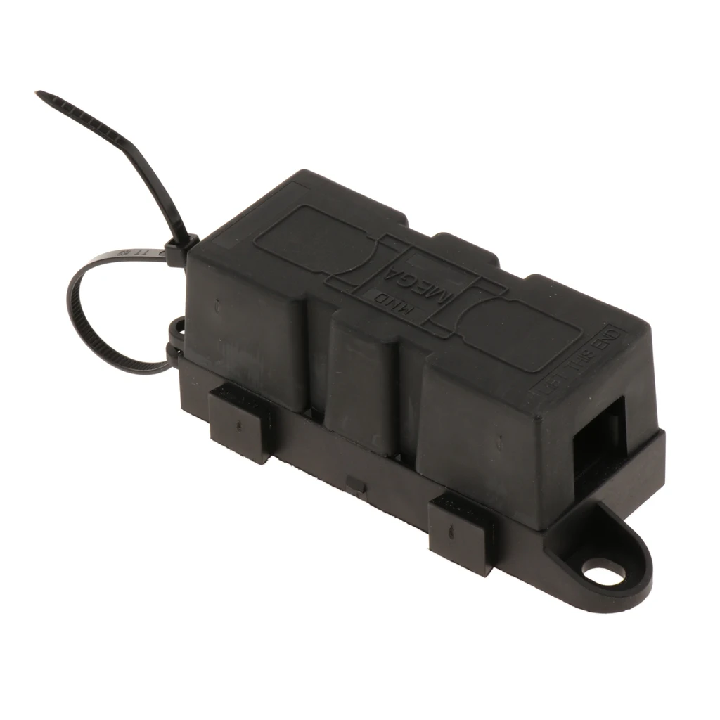 2019 New MEGA Fuse Holder DC 125V 300A For Battery & Alternator Connection Fit Truck Boat RV Motorhome Yacht Car Golf Etc 68.6mm