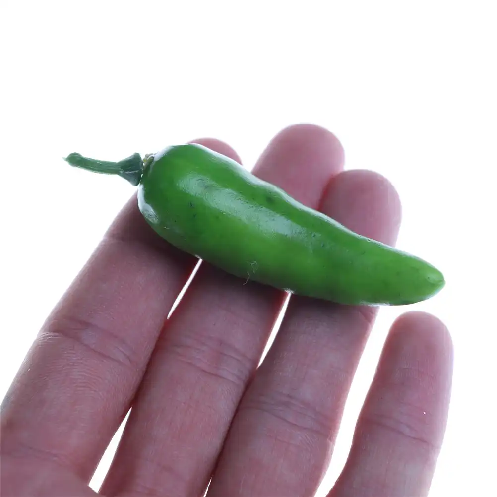 10pcs Set Artificial Chili Pepper Fake Fruit Apple Chili