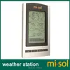 Station météo sans fil avec capteur de température et d'humidité, avec écran LCD, baromètre, 1 unité, livraison gratuite ► Photo 2/4