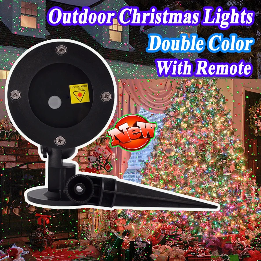 

Moving Laser Projector LED Lamp 2018 Christmas Outdoor IP65 Starry Party Garden Lights Remote Control Decorative Lawn Lamp