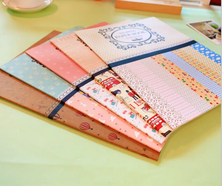 Wrapping Paper Ready For School Book Cover DIY Cartoon Book Paper Beautiful Packing Paper