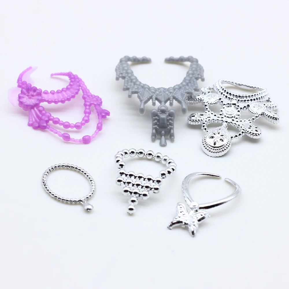 Buy 6 pcs/set Fashion Plastic Chain Necklace For