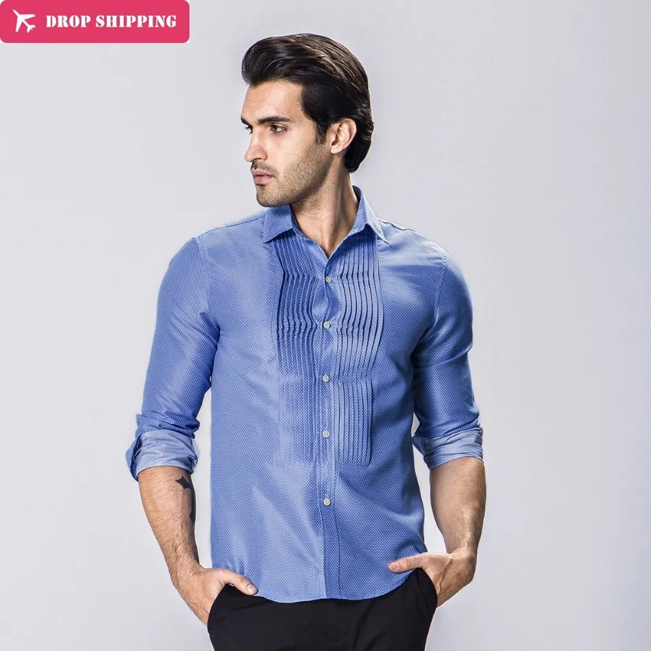 Popular Mens Pleated Shirt-Buy Cheap Mens Pleated Shirt