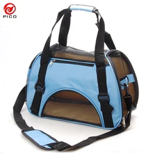 Дышащего полиэстера 600D Pet Сумка-переноска комфортная для кошек и собак, для путешествий сумка Съемная Складная Собака Автокресло щенок сумка ZL109-1