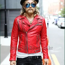 S-5XL Новинка мужская Тонкая Мода dj кожаная одежда Мода Панк мотоциклетная кожаная куртка пальто плюс размер певица костюмы