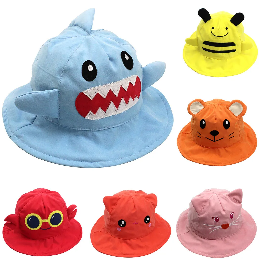 

baby caps Toddler Baby Kids Boys And Girls Hat Children Cartoon Print Caps 5.3FRN