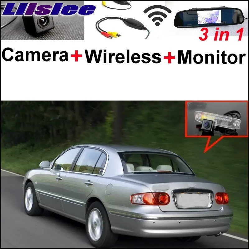 

Liislee 3 in1 Special Camera + Wireless Receiver + Mirror Monitor Easy DIY Back Parking System For KIA Opirus Amanti 2002~2011