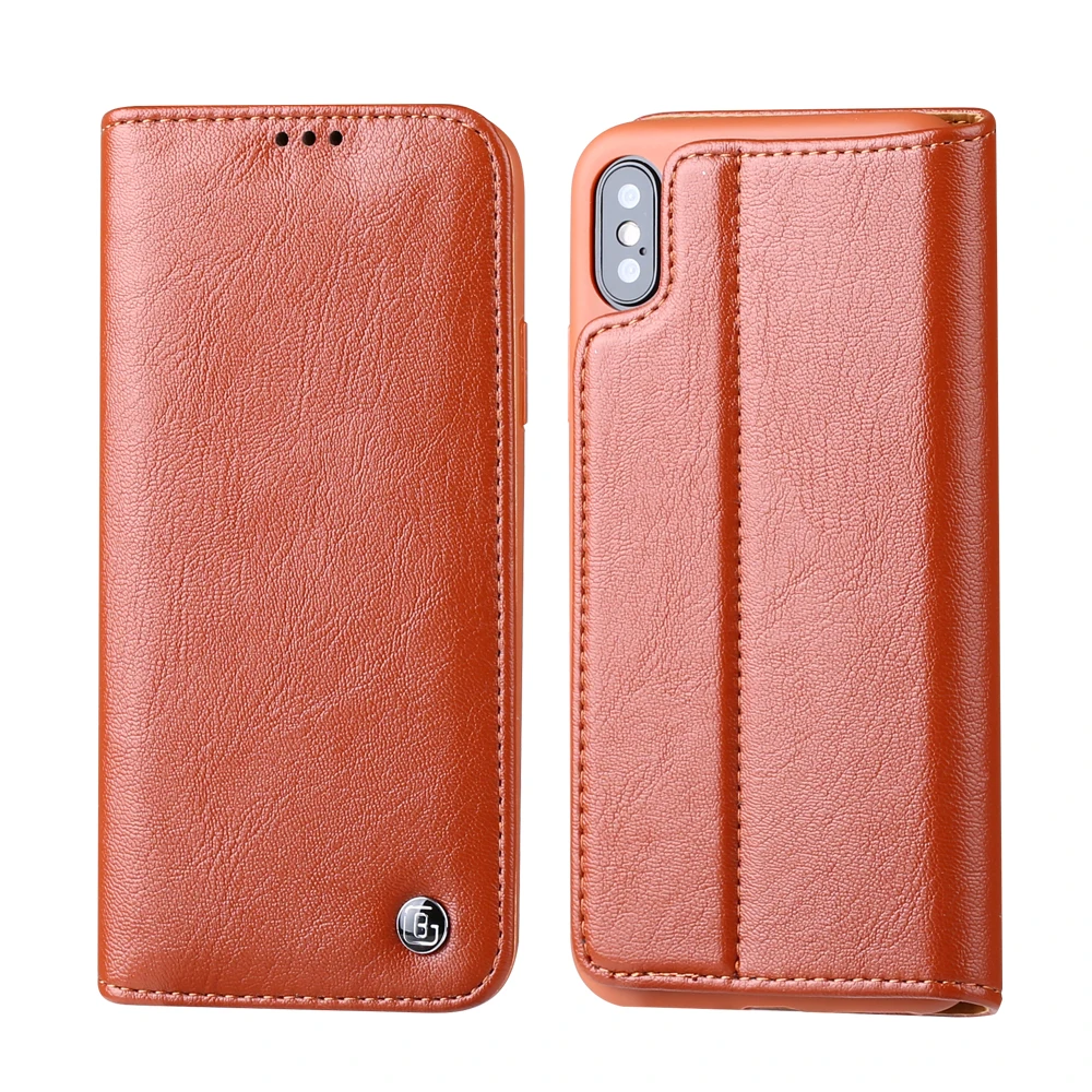 GEBEI for iPhone X Case Flip Wallet Case Cover for iPhone X Apple PU