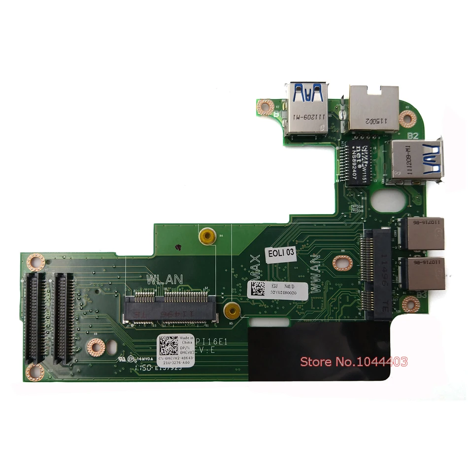 Новинка для Dell Inspiron 14R N4110 аудио USB Ethernet LAN плата 0HGYV2 HGYV2 тест ОК |
