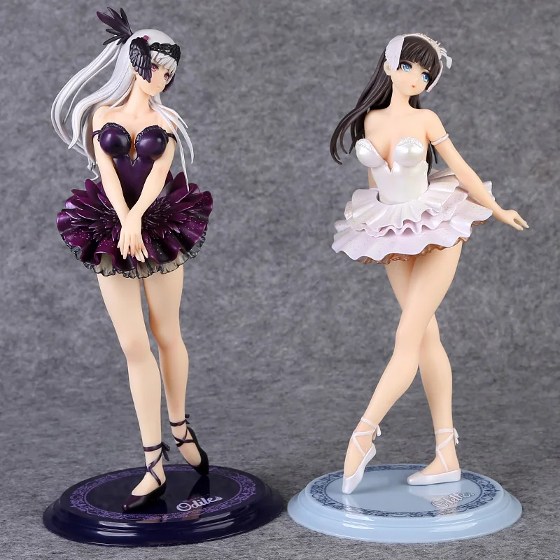 

Alphamax T2 ART GIRLS Black Swan Odile White Swan Odette PVC action figure sexy dress ballet girls model collectible toys no box