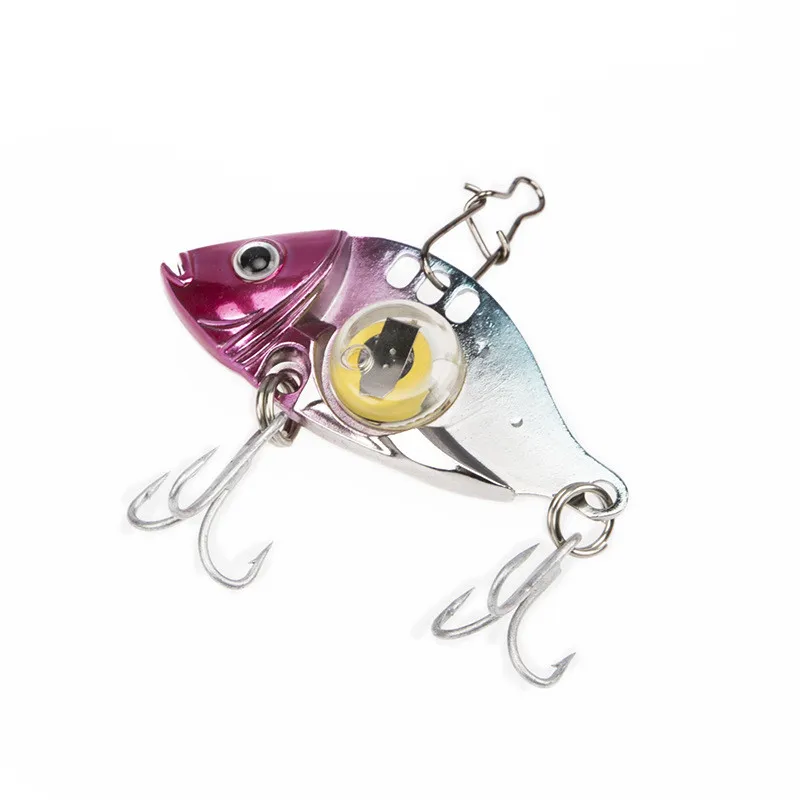 1 pcs LED Light Fishing Lure Treble Hook Electronic Fishing Lamp Bait