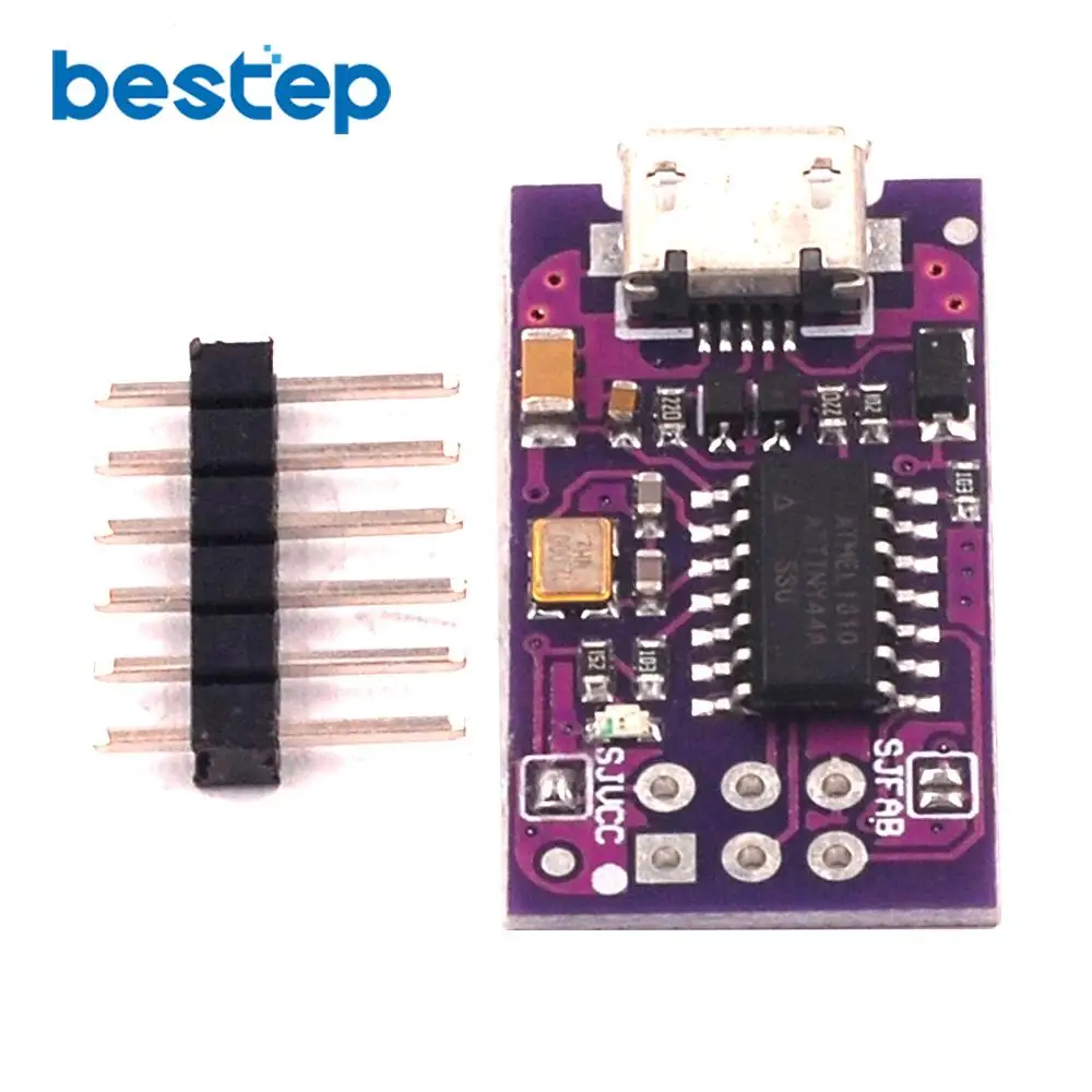 Микро usb 5 в крошечная AVR ISP ATtiny44 USBTinyISP программатор модуль для загрузчик ардуино