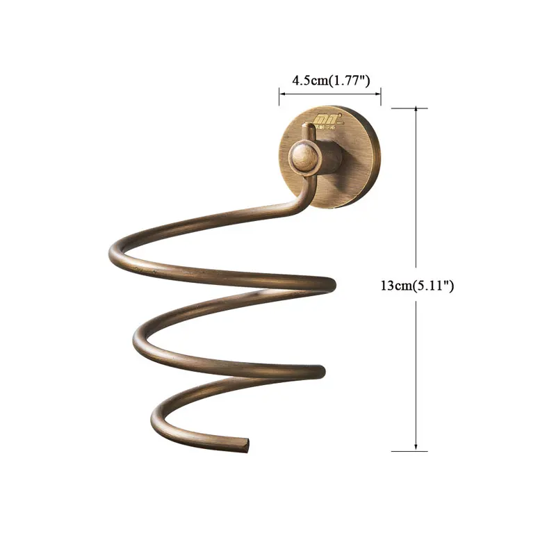 Suguword античная латунь или золото фен стойки настенное крепление аксессуары для ванной комнаты