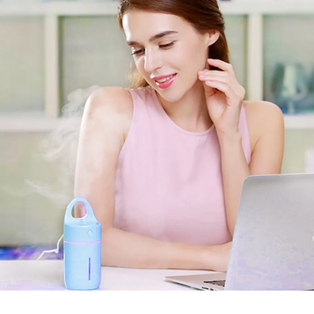 

2018 Magic Cup Ultrasonic Humidifier Colorful Led Light for Home Car Office Essential Oil Aroma Diffuser Purifier Auto Power-off