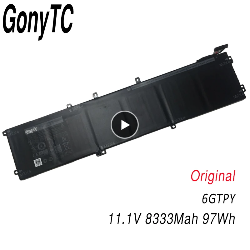 11 1 V 97Wh 6GTPY новый оригинальный ноутбук Батарея для Dell Precision 5510 m4700 XPS 15 9550 9560 9570 5XJ28