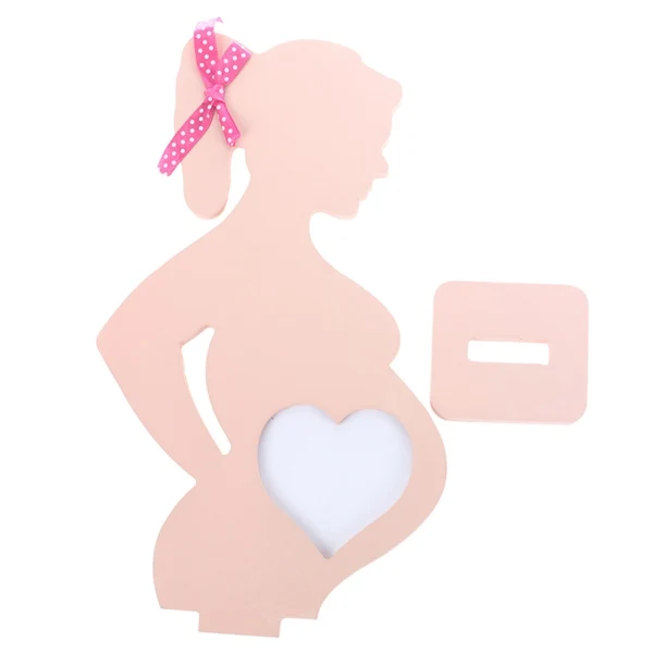 Деревянный фото рамка для беременных Для женщин Свадебные украшения мама подарки