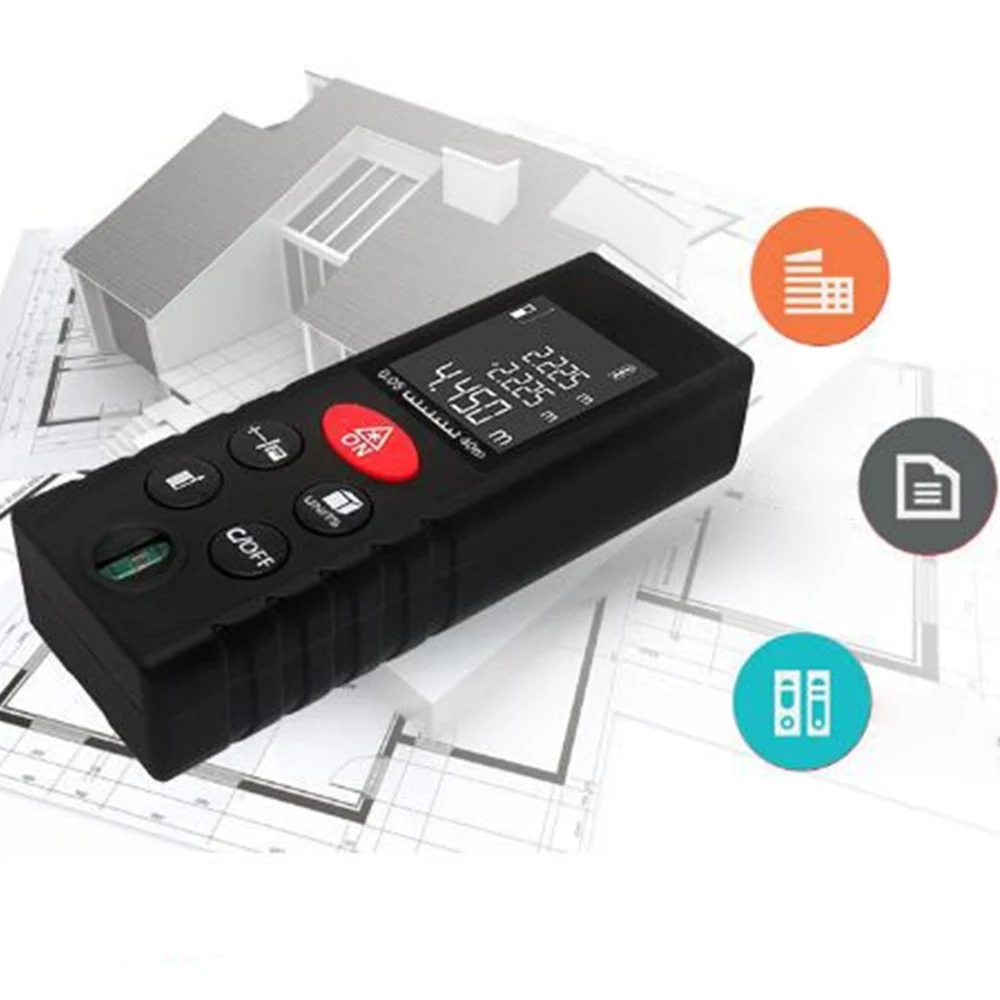 Laser Distance Meter 40M Laser Rangefinder Laser Range Finder Laser Measure Mini Rangefinder D Series