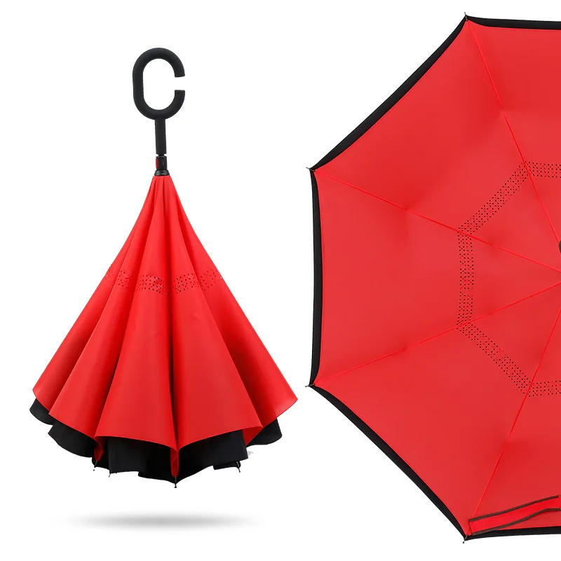 Женский зонт с цветными листьями Only Jime, несколько стилей, ветрозащитный зонтик, модные большие зонты для детей - Цвет: 14