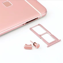 Микро-V8 Пылезащитная заглушка для Android телефон в виде лепестков пыли Proo Комплект для подключения наушников и из алюминиевого сплава передача данных пыли гарнитура для мобильного телефона для зарядки