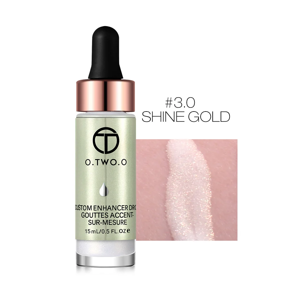 3.0 Профессиональный 3D жидкий хайлайтер Make Up Body Illuminator для лица 6 цветов хайлайтер бронзант, контур, сияющий мерцающий косметический - Цвет: 3.0
