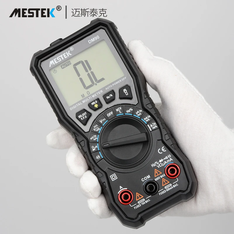 DM90 high precision multi function digital multimeter full automatic
