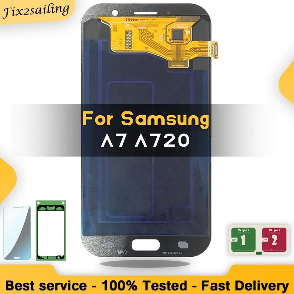 

Display For Samsung Galaxy A7 2017 LCD A720M A720Y A720F A720FD Touch Screen Digitizer Assembly Replacement Parts