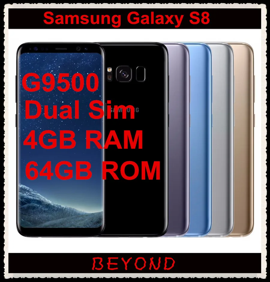 bilder für Samsung Galaxy S8 ZOLL-G9500 Dual Sim Ursprünglicher Freigesetzter 4G LTE Android Handy Octa Core 5,8 "12MP RAM 4 GB ROM 64 GB 3000 mAh bilder für Samsung Galaxy S8 ZOLL-G9500 Dual Sim Ursprünglicher Freigesetzter 4G LTE Android Handy Octa Core 5,8 "12MP RAM 4 GB ROM 64 GB 3000 mAh
