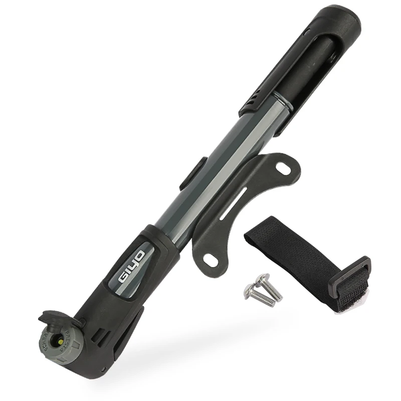 ORIGINAL Giyo Smart Head Presta Schrader Road Bike Mini Inflator Pump