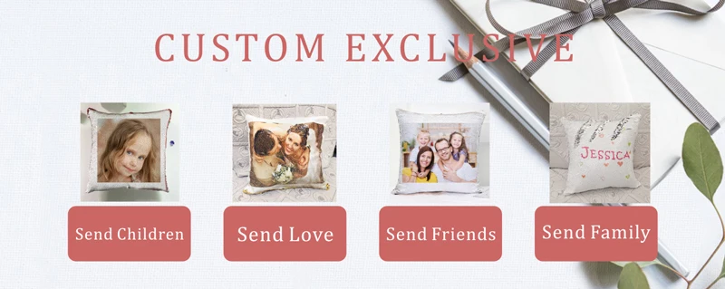 Diy Design Custom Pillowcase Mermaid Cushions Cover Home Decor For Sofa Reversible Magic Sequin love Pillows Seat Cushion J048 (2)