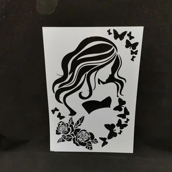 

Beauty butterfly pvc Layering Stencils for Diy scrapbook coloring,painting stencil,home decor diy etc. Product image