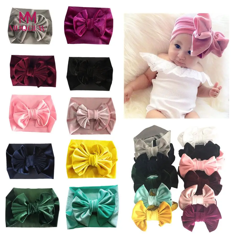 cabello Mom /& Kids Velvet Banda elastica cabello Diadema a juego Bebé turbante