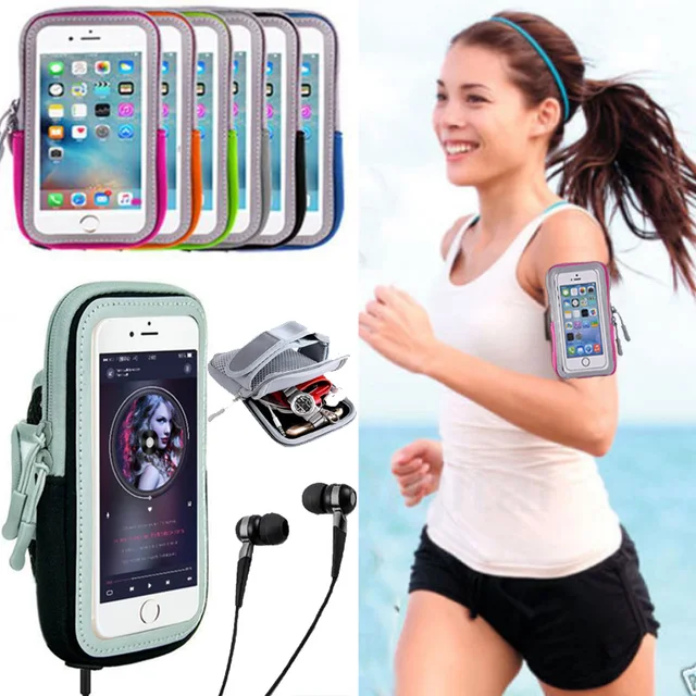 US $4.19 Universal Running Arm Bag For Blackview BV6800 Pro BV9600 Plus BV9600Pro Arm Band Case Bag Phone Ac
