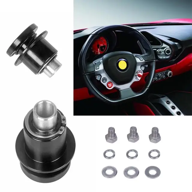 360 Degree 3 Hole Steering Wheel Quick Release Disconnect Hub IMCA Car Accessories